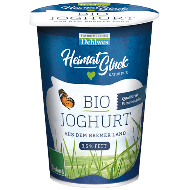 Bio-Naturjoghurt von Dehlwes, 500 Gramm