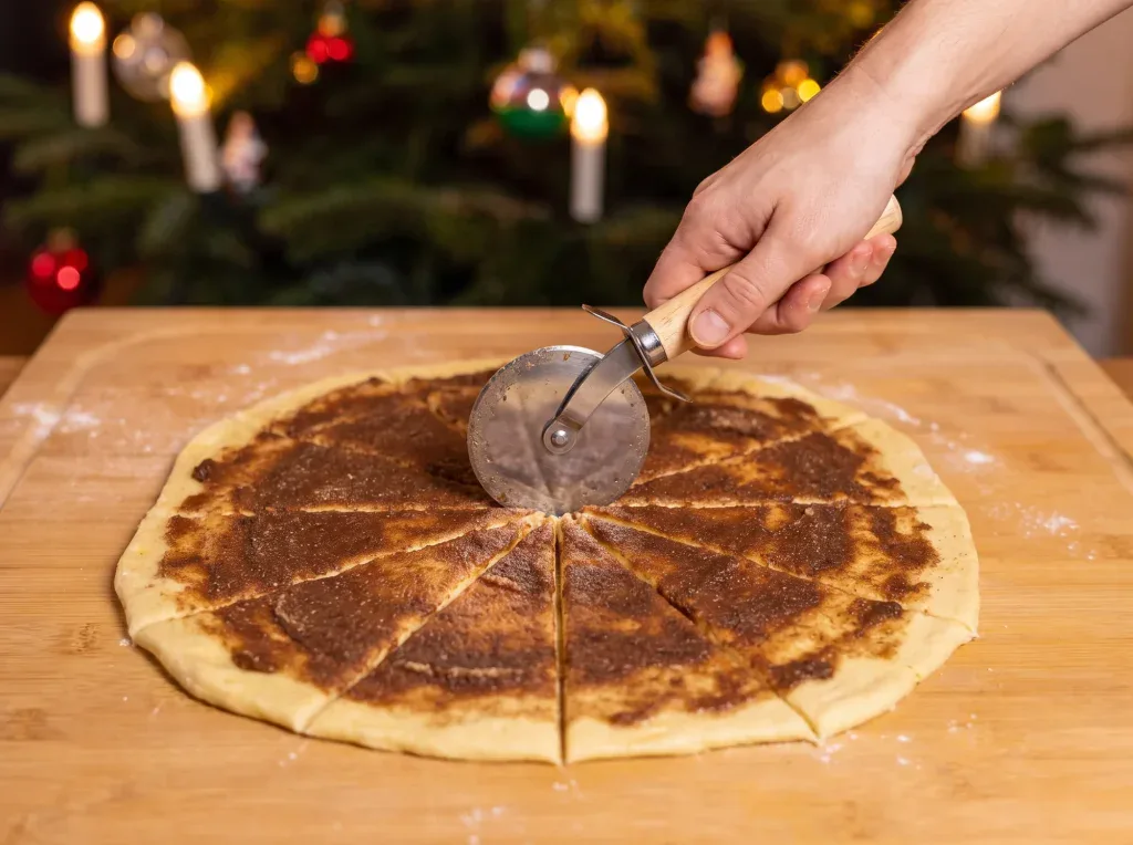 zimthoernchen teig fuellung pizzaroller